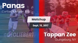 Matchup: Panas  vs. Tappan Zee  2017