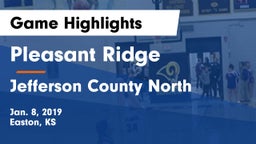 Pleasant Ridge  vs Jefferson County North  Game Highlights - Jan. 8, 2019