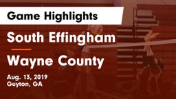 South Effingham  vs Wayne County  Game Highlights - Aug. 13, 2019