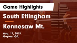 South Effingham  vs Kennesaw Mt.  Game Highlights - Aug. 17, 2019