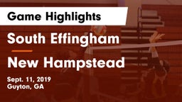 South Effingham  vs New Hampstead  Game Highlights - Sept. 11, 2019