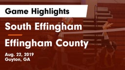 South Effingham  vs Effingham County  Game Highlights - Aug. 22, 2019