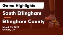 South Effingham  vs Effingham County  Game Highlights - March 25, 2022