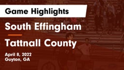 South Effingham  vs Tattnall County  Game Highlights - April 8, 2022