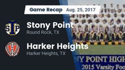 Recap: Stony Point  vs. Harker Heights  2017