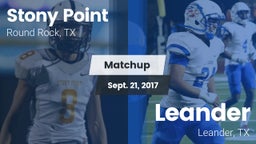 Matchup: Stony Point High vs. Leander  2017