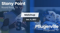 Matchup: Stony Point High vs. Pflugerville  2017