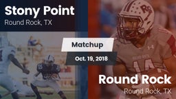 Matchup: Stony Point High vs. Round Rock  2018