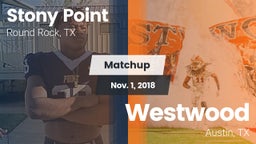 Matchup: Stony Point High vs. Westwood  2018