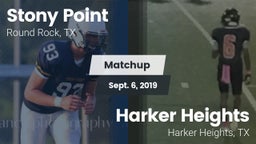 Matchup: Stony Point High vs. Harker Heights  2019