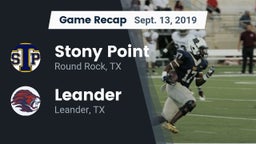 Recap: Stony Point  vs. Leander  2019
