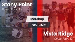 Matchup: Stony Point High vs. Vista Ridge  2019