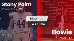 Matchup: Stony Point High vs. Bowie  2020