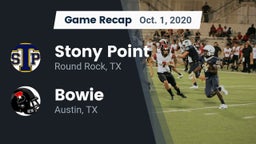 Recap: Stony Point  vs. Bowie  2020