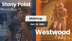 Matchup: Stony Point High vs. Westwood  2020