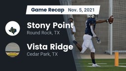 Recap: Stony Point  vs. Vista Ridge  2021