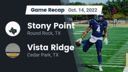 Recap: Stony Point  vs. Vista Ridge  2022