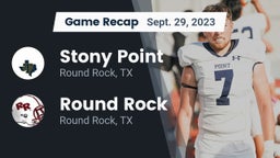 Recap: Stony Point  vs. Round Rock  2023