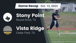 Recap: Stony Point  vs. Vista Ridge  2023