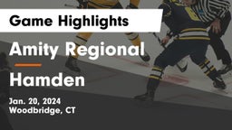Amity Regional  vs Hamden  Game Highlights - Jan. 20, 2024