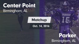 Matchup: Center Point High vs. Parker  2016
