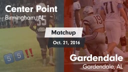 Matchup: Center Point High vs. Gardendale  2016