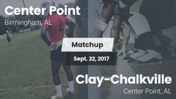Matchup: Center Point High vs. Clay-Chalkville 2017