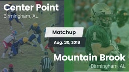 Matchup: Center Point High vs. Mountain Brook  2018
