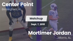 Matchup: Center Point High vs. Mortimer Jordan  2018