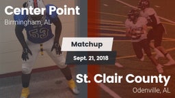 Matchup: Center Point High vs. St. Clair County  2018