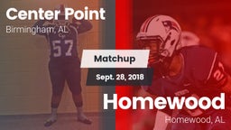 Matchup: Center Point High vs. Homewood  2018