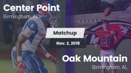 Matchup: Center Point High vs. Oak Mountain  2018