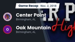 Recap: Center Point  vs. Oak Mountain  2018