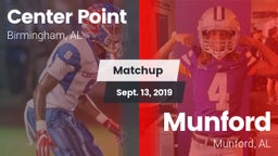 Matchup: Center Point High vs. Munford  2019