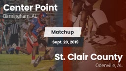 Matchup: Center Point High vs. St. Clair County  2019