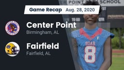 Recap: Center Point  vs. Fairfield  2020