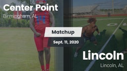 Matchup: Center Point High vs. Lincoln  2020
