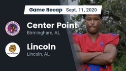 Recap: Center Point  vs. Lincoln  2020