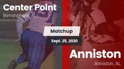 Matchup: Center Point High vs. Anniston  2020