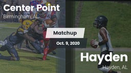 Matchup: Center Point High vs. Hayden  2020
