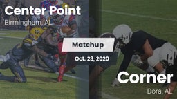 Matchup: Center Point High vs. Corner  2020