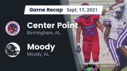 Recap: Center Point  vs. Moody  2021