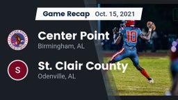 Recap: Center Point  vs. St. Clair County  2021