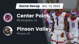Recap: Center Point  vs. Pinson Valley  2023
