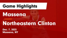 Massena  vs Northeastern Clinton Game Highlights - Dec. 7, 2023