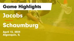 Jacobs  vs Schaumburg  Game Highlights - April 13, 2024
