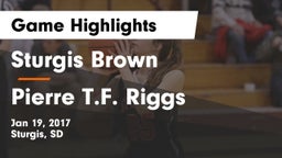 Sturgis Brown  vs Pierre T.F. Riggs  Game Highlights - Jan 19, 2017