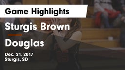 Sturgis Brown  vs Douglas  Game Highlights - Dec. 21, 2017