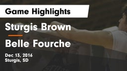 Sturgis Brown  vs Belle Fourche  Game Highlights - Dec 13, 2016