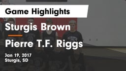 Sturgis Brown  vs Pierre T.F. Riggs  Game Highlights - Jan 19, 2017